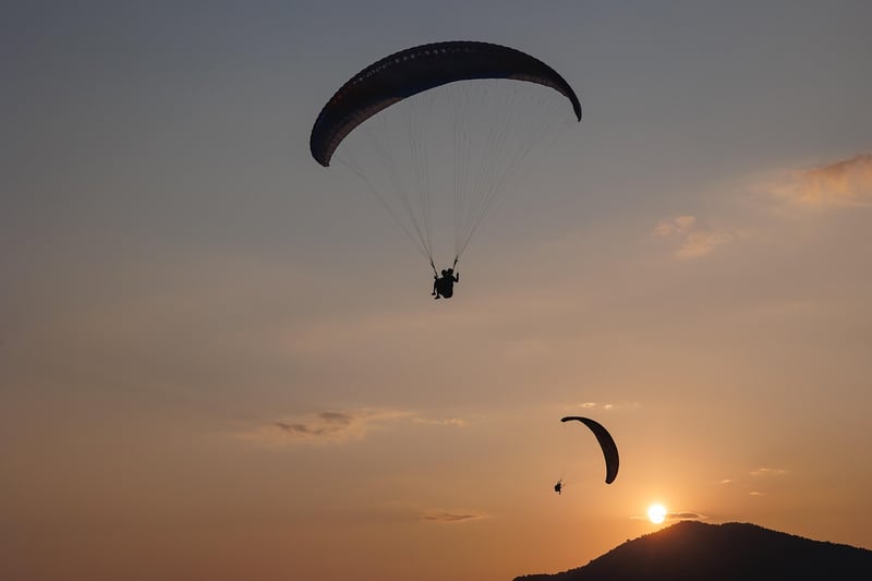 Skydiving from a plane